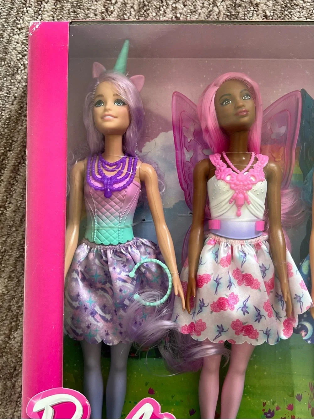 NIB Barbie Fairytale Dolls Multipack